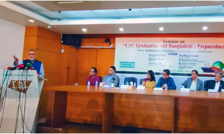 এলডিসি গ্র্যাজুয়েশন থেকে পিছিয়ে আসার কোনো উপায় নেই: আনিসুজ্জামান