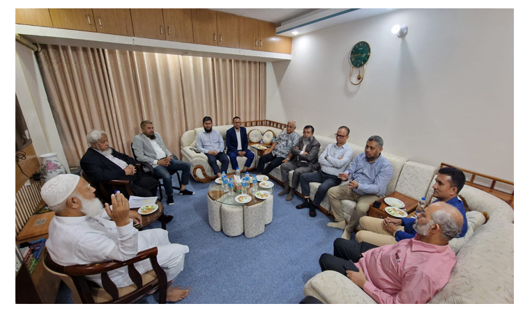 জামায়াত আমীরের সঙ্গে শিল্প মালিক প্রতিনিধিদের সৌজন্য সাক্ষাৎ