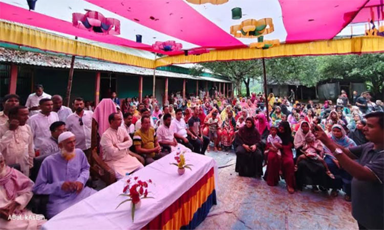 নরসিংদীর বেলাবে বিএনপির ৩১ দফা প্রচারে গণসংযোগ ও পথসভা