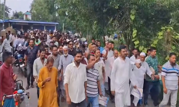 চান্দিনায় লিফলেট বিতরণ ও গণসংযোগ বিএনপির