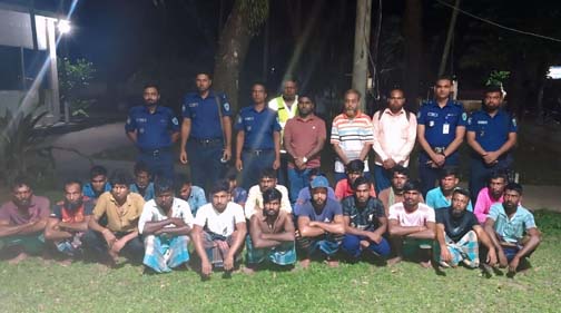 সুনামগঞ্জের টাঙ্গুয়ার হাওরে অভিযানে ২৫ জন আটক