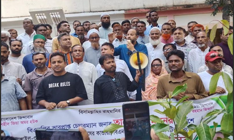 ঘাটাইলে শিক্ষক-শিক্ষার্থীদের গাছের চারা বিতরণ বিএনপির