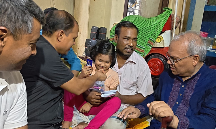শিশু লামিয়ার বাবার চিকিৎসার দায়িত্ব নিলেন তারেক রহমান