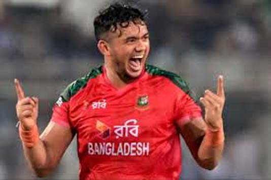 বাংলাদেশের তৃতীয় বোলার হিসেবে টি-টোয়েন্টিতে ১শ উইকেট তাসকিনের