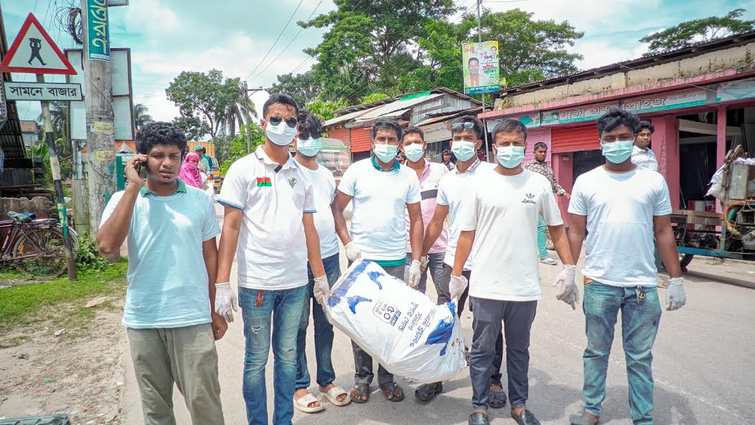 পটুয়াখালীতে ছাত্রদলের উদ্যোগে পরিচ্ছন্নতা অভিযান