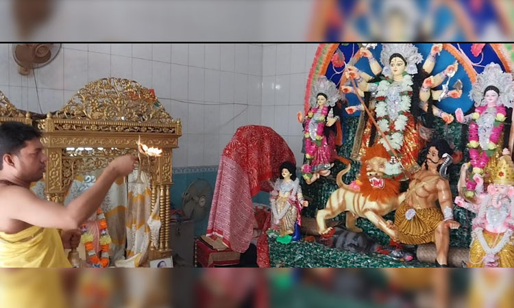 মহাসপ্তমীতে কুমিল্লার মণ্ডপগুলোতে উৎসবের আমেজ