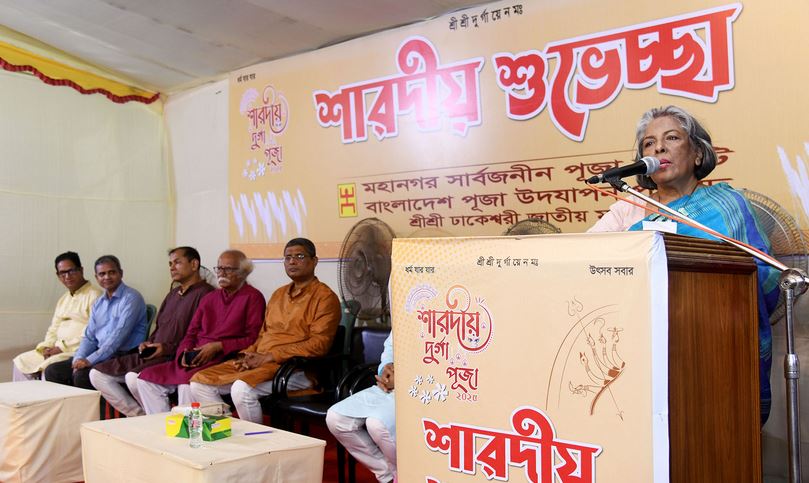 সকল ধর্মীয় উৎসব হবে ভয়হীন ও আনন্দময় : শারমীন মুরশিদ