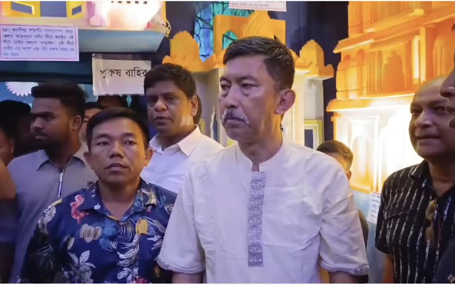 রাঙামাটির বিভিন্ন পূজামণ্ডপ পরিদর্শন করেছেন বিএনপি নেতৃবৃন্দ