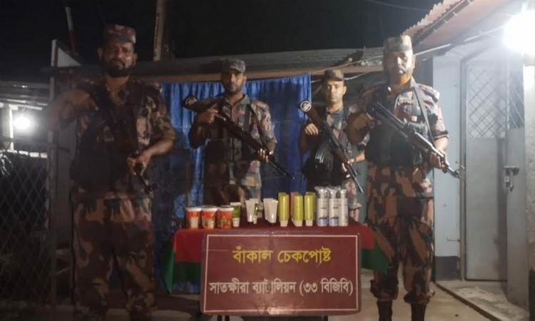 সাতক্ষীরা সীমান্তে ভারতীয় বিভিন্ন মালামাল জব্দ