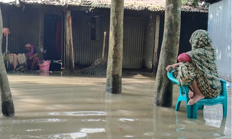 উত্তরে পানিবন্দী লাখো মানুষ, তিস্তাপাড়ে বোবা কান্না