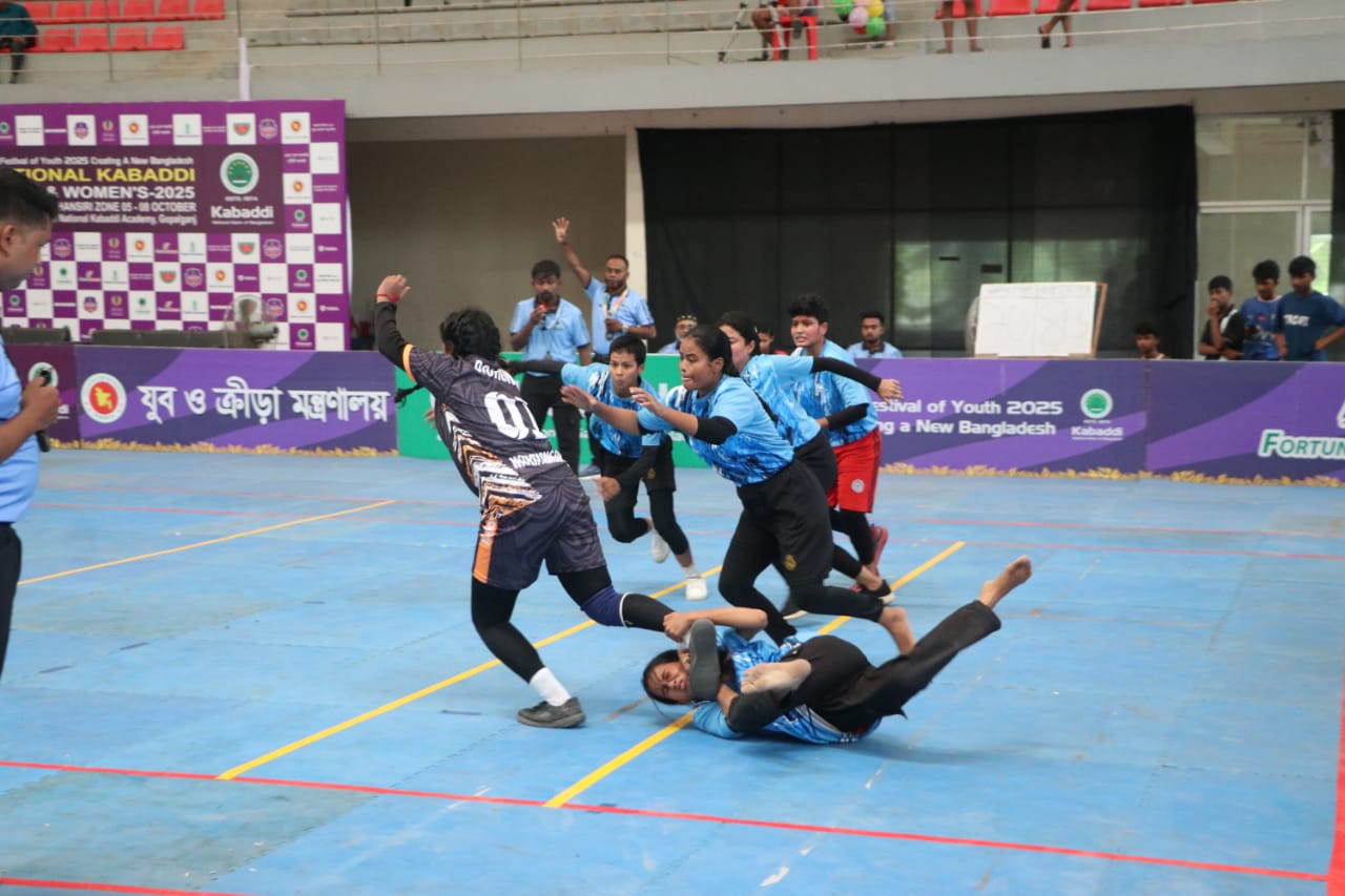 জাতীয় কাবাডি চ্যাম্পিয়নশিপে মধুমতি জোনে উভয় বিভাগের ফাইনালে গোপালগঞ্জ