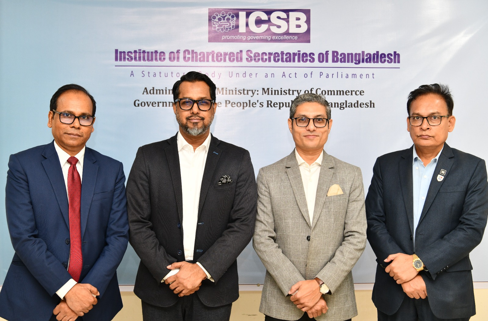 আইসিএসবি’র নতুন নেতৃত্ব: প্রেসিডেন্ট হোসেন সাদাত