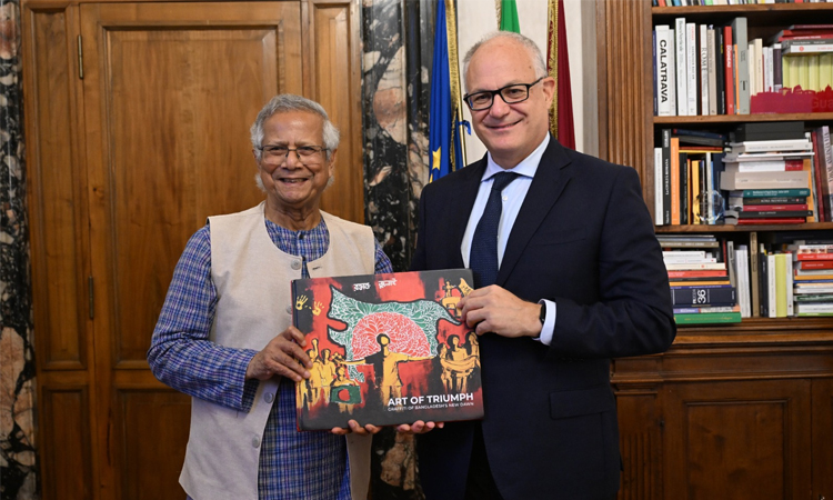 বাংলাদেশি কমিউনিটিকে সহায়তা দেওয়ায় রোমের মেয়রকে প্রধান উপদেষ্টার ধন্যবাদ