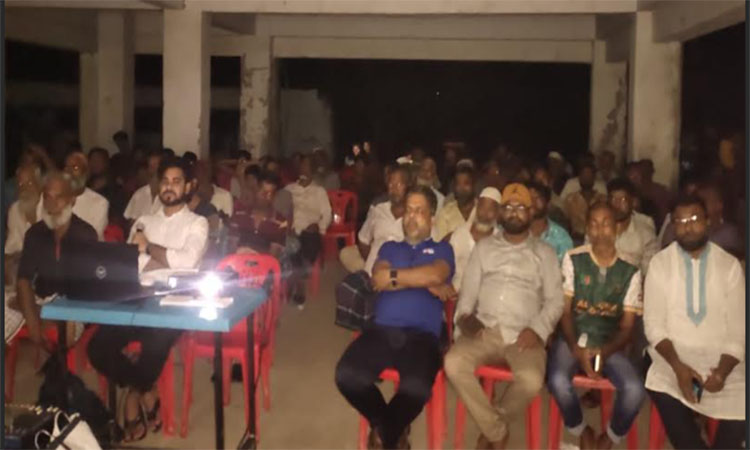 পিরোজপুরে তারেক রহমানের সাক্ষাৎকার প্রদর্শন