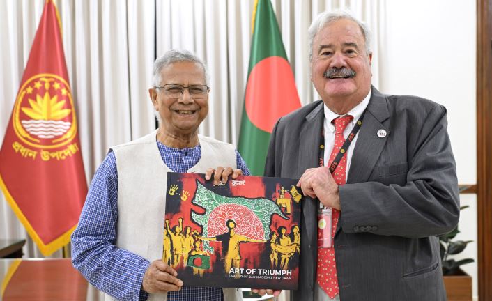 প্রধান উপদেষ্টা ও আইআরআই প্রতিনিধির সাক্ষাৎ : ফেব্রুয়ারির নির্বাচনে পর্যবেক্ষক পাঠাবে যুক্তরাষ্ট্রভিত্তিক প্রতিষ্ঠানটি