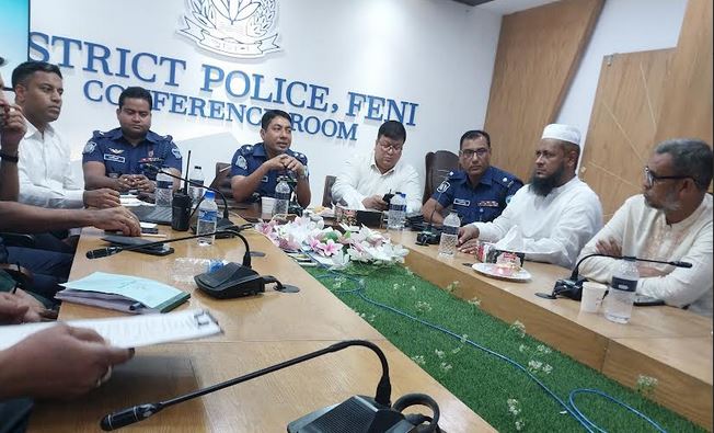 ফেনী শহর যানজট মুক্ত করতে মতবিনিময় সভা