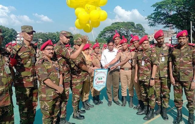 জয়পুরহাটে বিএনসিসির সপ্তাহব্যাপী ক্যাম্পিং শুরু