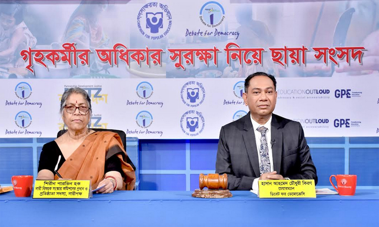 গৃহকর্মীদের অধিকার রক্ষায় রাজনৈতিক সদিচ্ছা জরুরি : শিরীন পারভিন হক