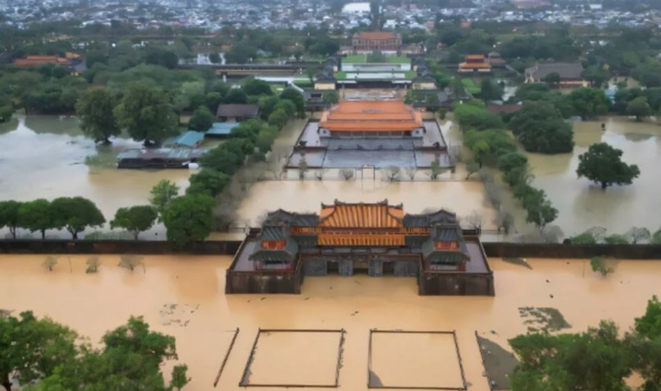 ভিয়েতনামে রেকর্ড বৃষ্টিতে সৃষ্ট বন্যায় নিহত ৪