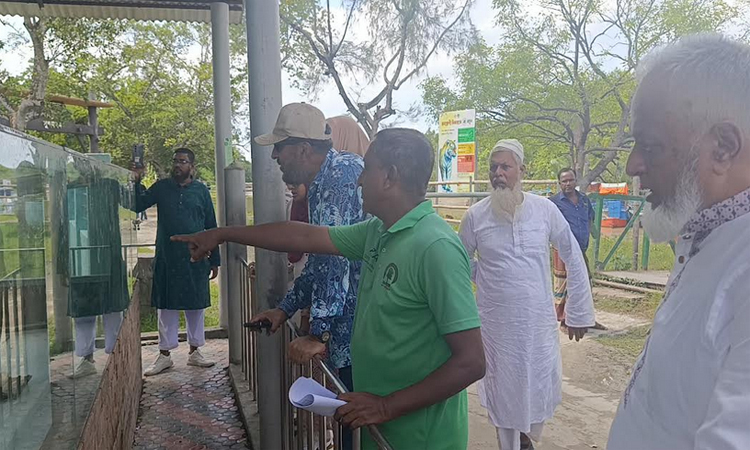 আনসার মহাপরিচালকের করমজল পরিদর্শন