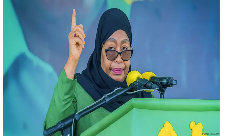 তানজানিয়ার প্রেসিডেন্ট শপথ নিচ্ছেন