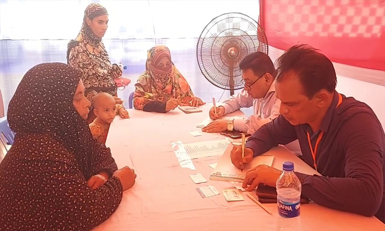 নরসিংদী জেলা  ড্যাবের ফ্রি মেডিকেল ক্যাম্প