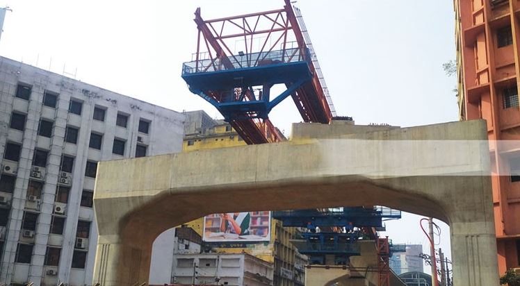 মেট্রোরেলের কামালাপুর অংশের নির্মাণ অগ্রগতি ৬৫.৬৮ শতাংশে পৌঁছেছে