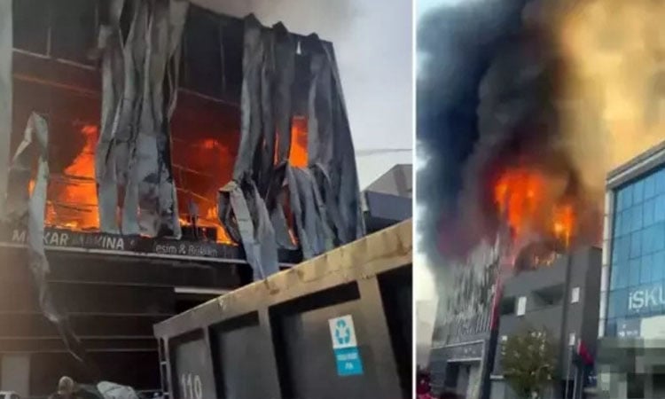 তুরস্কে সুগন্ধির গুদামে আগুনে নিহত ৬