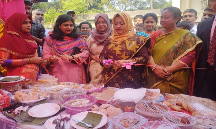 নড়াইলে পিঠা উৎসব অনুষ্ঠিত