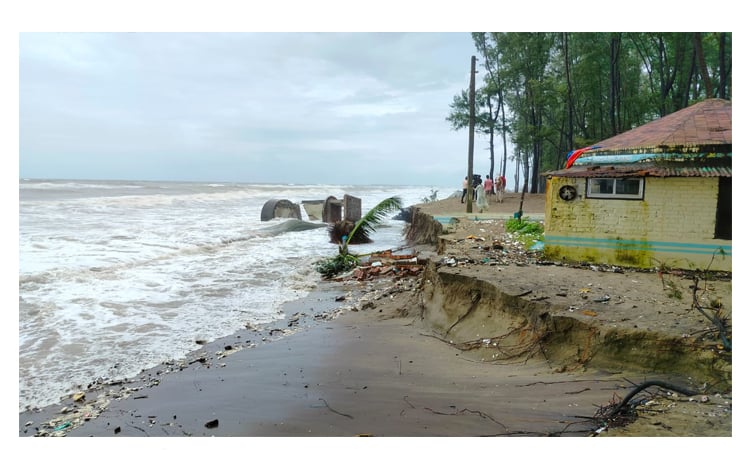 কক্সবাজার সৈকতের ভাঙন রোধে ৬২৪ কোটি টাকার প্রকল্প