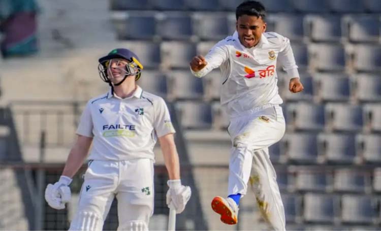 প্রথম দিন আয়ারল্যান্ডের সংগ্রহ ৮ উইকেটে ২৭০ রান