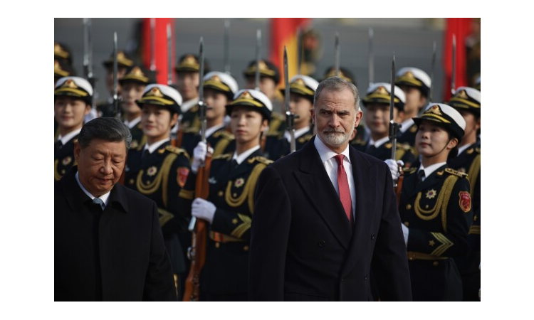 চীন সফরে স্পেনের রাজা ফিলিপ