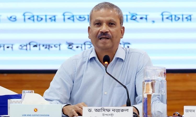 রায়ের পর সন্তোষ প্রকাশ করলেন আইন উপদেষ্টা