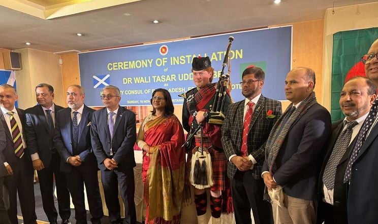 স্কটল্যান্ডে অনারারি কনসাল নিয়োগ