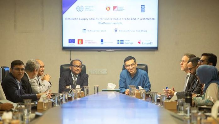 টেকসই বাণিজ্য ও বিনিয়োগে স্থিতিশীল সাপ্লাই চেইন গঠনে প্ল্যাটফর্ম উদ্বোধন