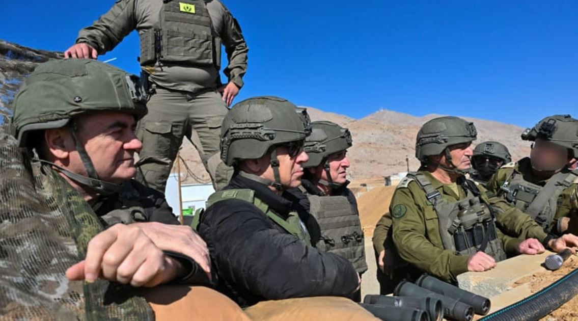 সিরিয়ার বাফার জোনে ইসরাইলি সেনাদের সঙ্গে দেখা করলেন নেতানিয়াহু