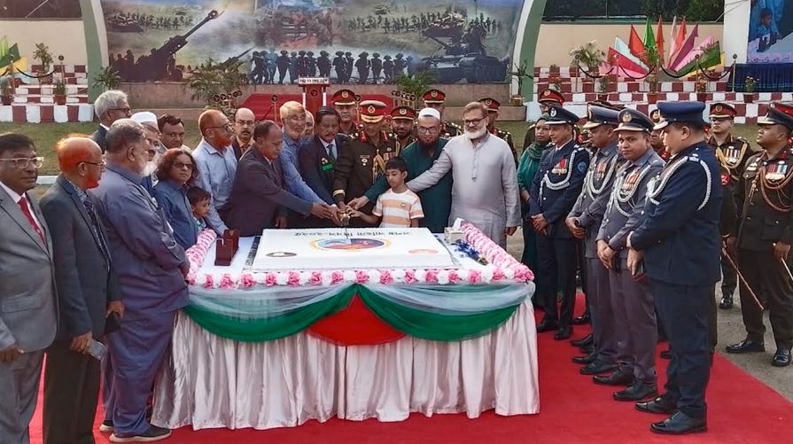 কুমিল্লা সেনানিবাসে সশস্ত্র বাহিনী দিবস উদযাপিত