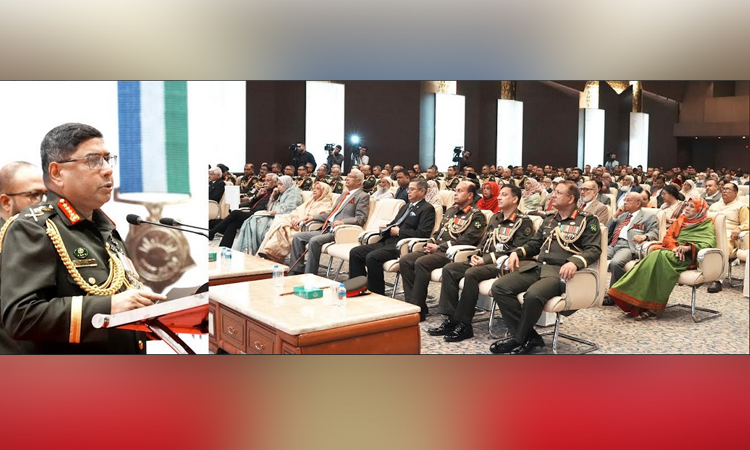 খেতাবপ্রাপ্ত ও বীর মুক্তিযোদ্ধা সেনা সদস্যদের সংবর্ধনা ও পদক প্রদান