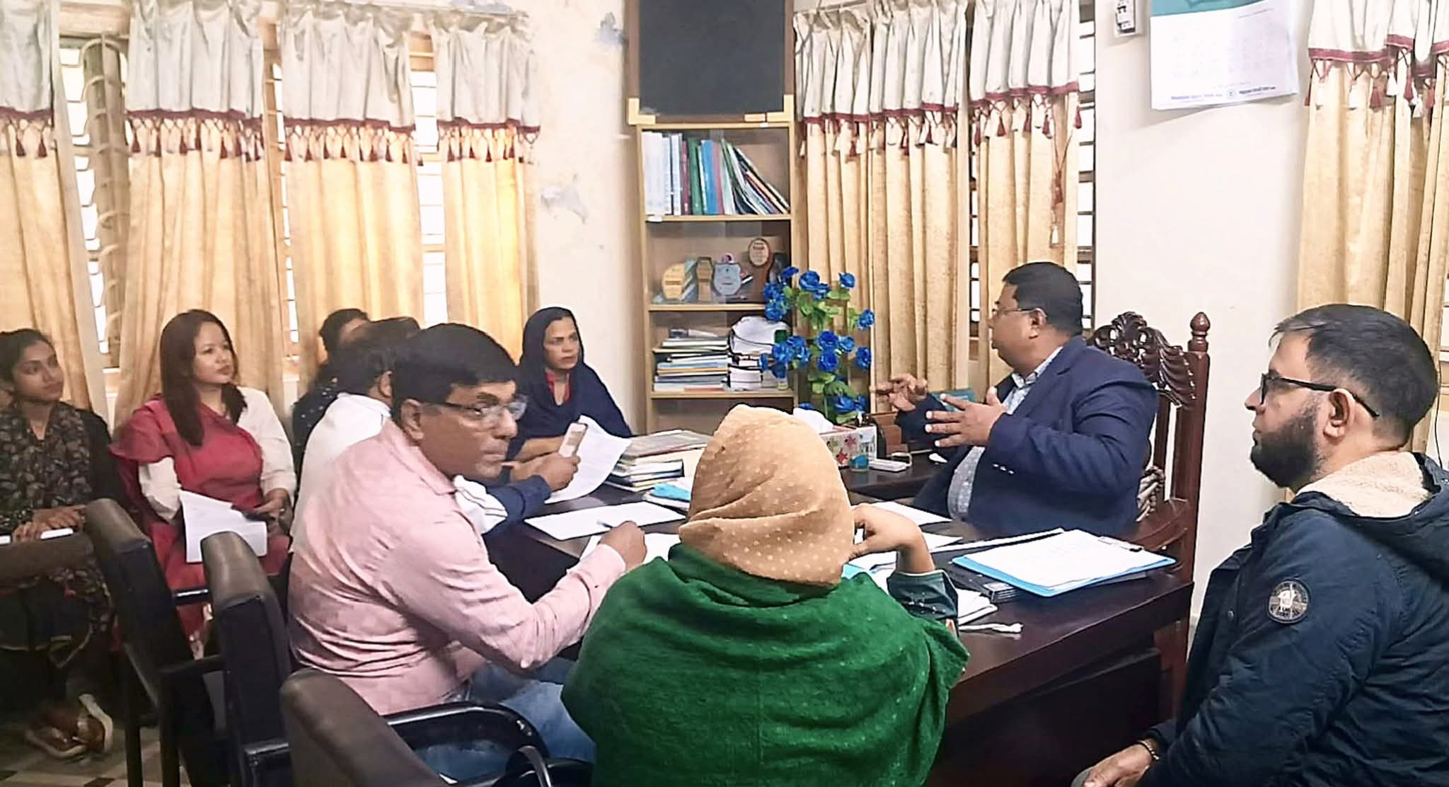 দিনাজপুরে নারী নির্যাতন প্রতিরোধ পক্ষ উপলক্ষে প্রস্তুতি সভা