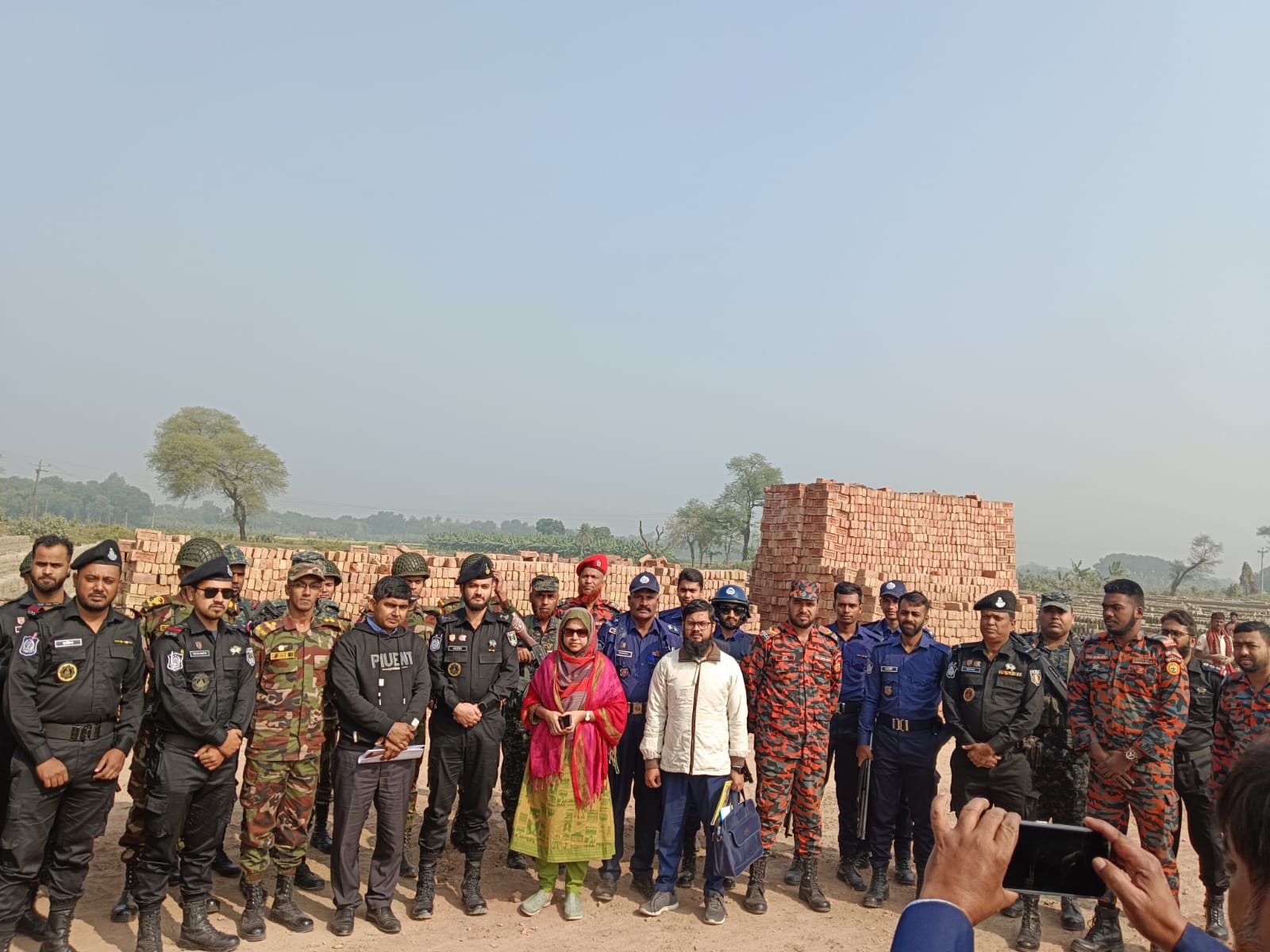 চুয়াডাঙ্গায় ভেঙে দেয়া হলো ৪টি অবৈধ ইটভাটা