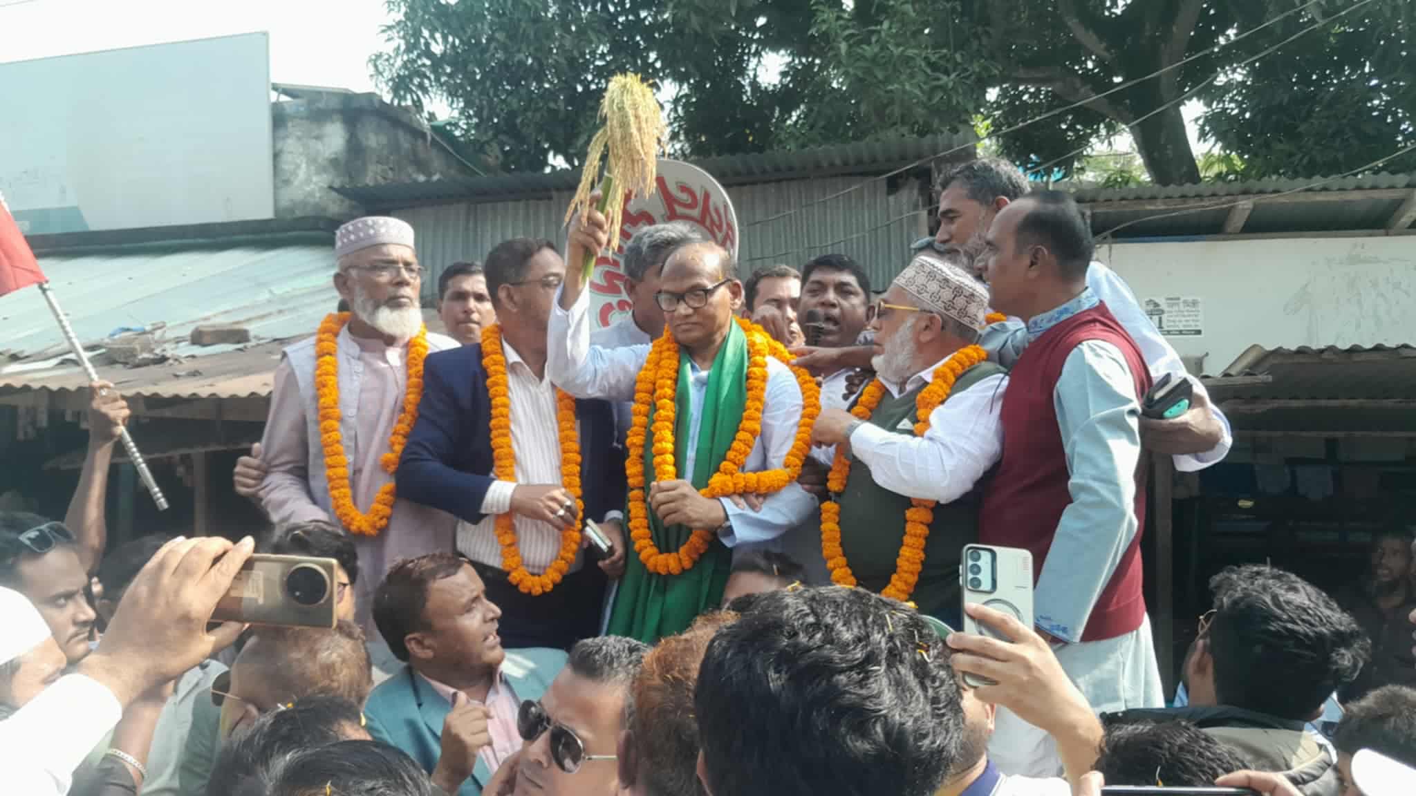 শরীয়তপুরে বিএনপির মনোনীত প্রার্থী সাঈদের গণসংযোগ