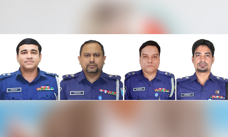 ময়মনসিংহ রেঞ্জে নতুন চার পুলিশ সুপার যারা