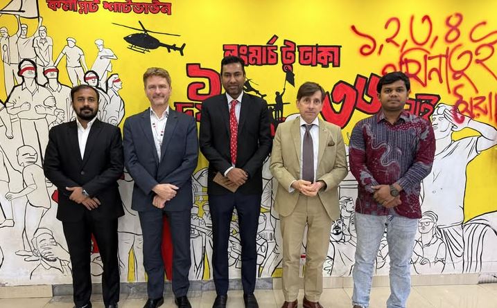 ফরাসি রাষ্ট্রদূতের এনসিপি কার্যালয় পরিদর্শন