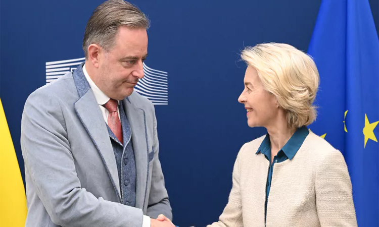 ইউক্রেনের জন্য রুশ সম্পদ ব্যবহারের বিরুদ্ধে বেলজিয়ামের প্রধানমন্ত্রী