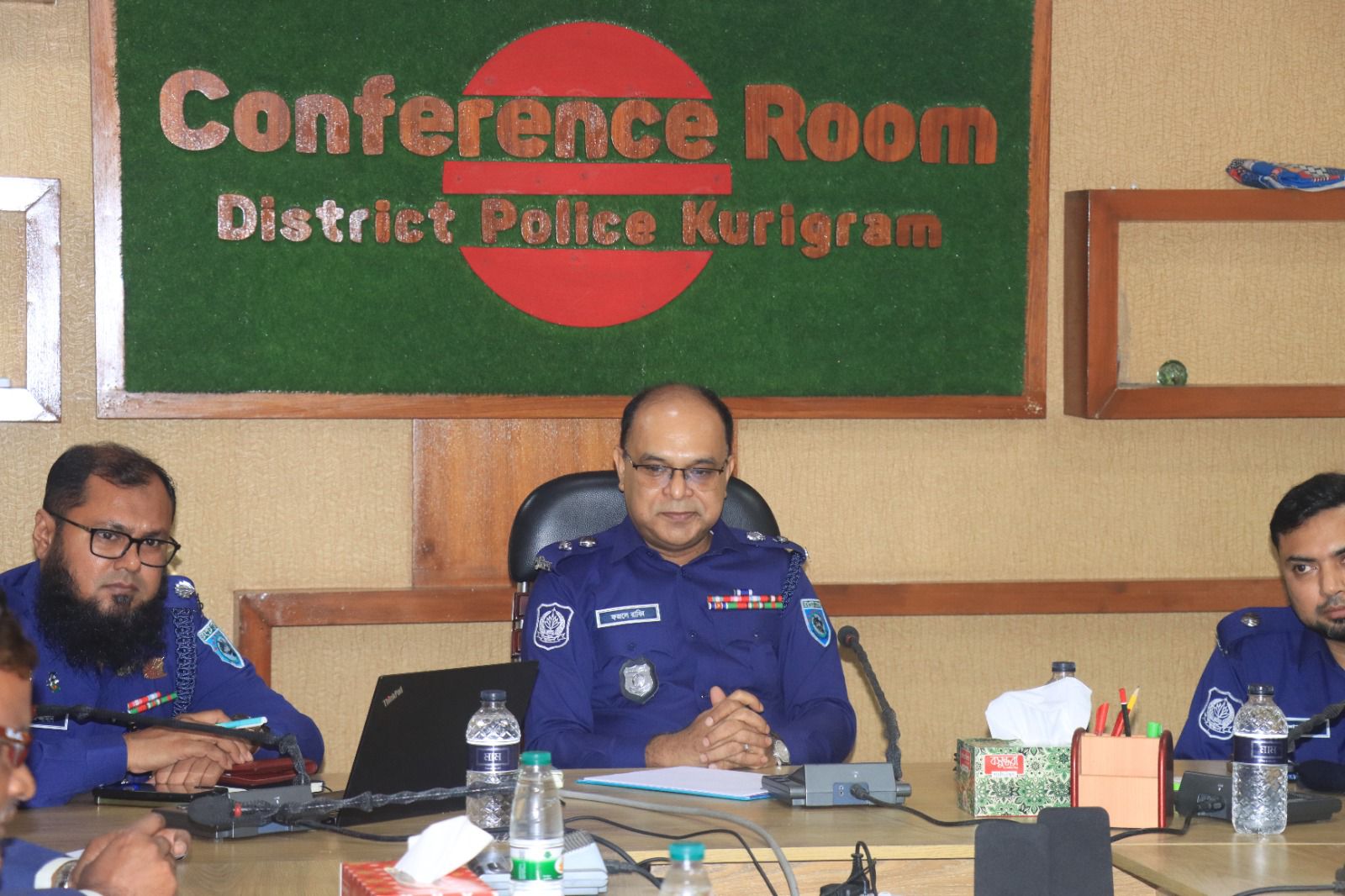 কুড়িগ্রামে সাংবাদিকদের সঙ্গে নবাগত এসপির মতবিনিময়