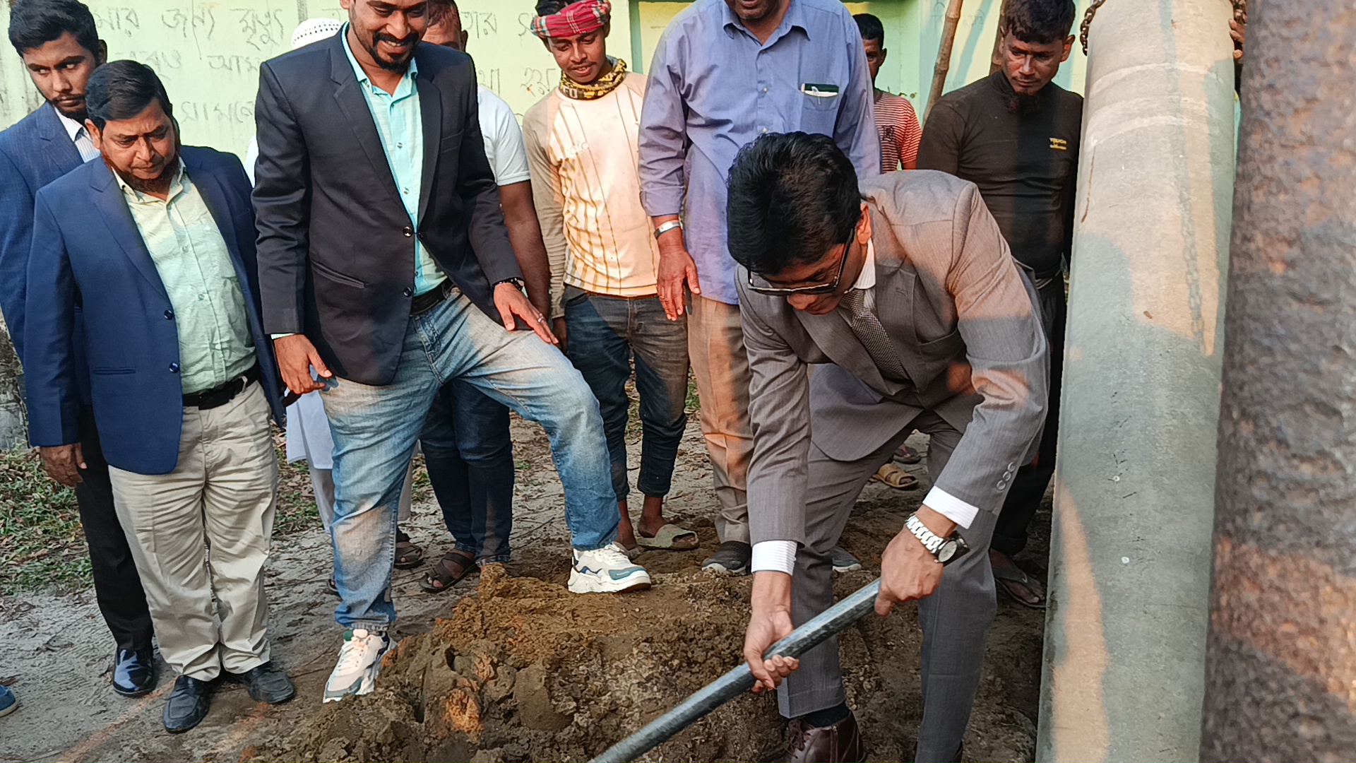 পঞ্চগড়ে চারলেন সড়কের কাজ শুরু