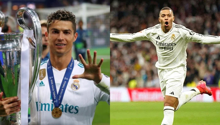 রিয়ালে রোনাল্ডোর বিরল রেকর্ড স্পর্শ করলেন এমবাপ্পে