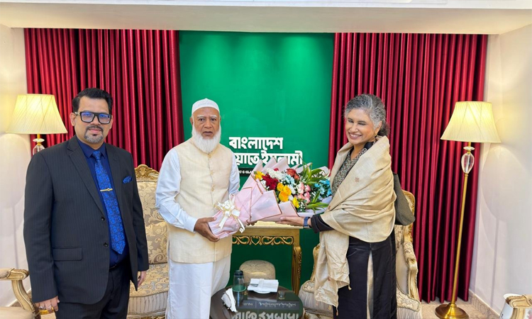 জামায়াত আমিরের সঙ্গে জাতিসংঘ মানবাধিকার দপ্তর প্রধানের বিদায়ী সাক্ষাৎ