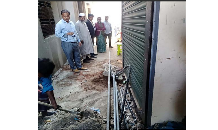 কুমিল্লার দাউদকান্দিতে বাখরাবাদ গ্যাসের উচ্ছেদ অভিযান