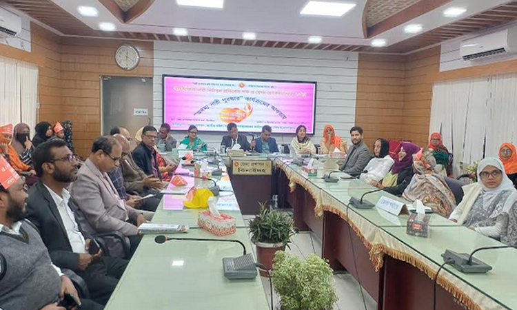 ঝিনাইদহে বেগম রোকেয়া দিবসে ৬ নারীকে সম্মাননা